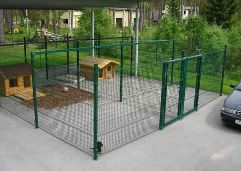 Вальеры для собак из 3д сетки в Усть-Каменогорске