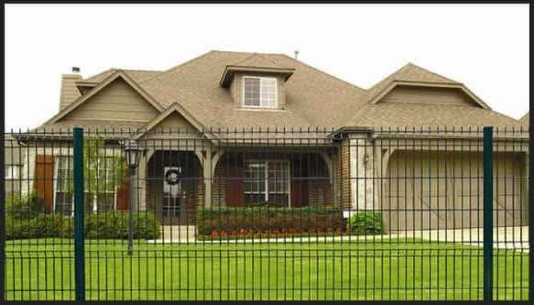 Красивый 3д забор для особняка или котеджа