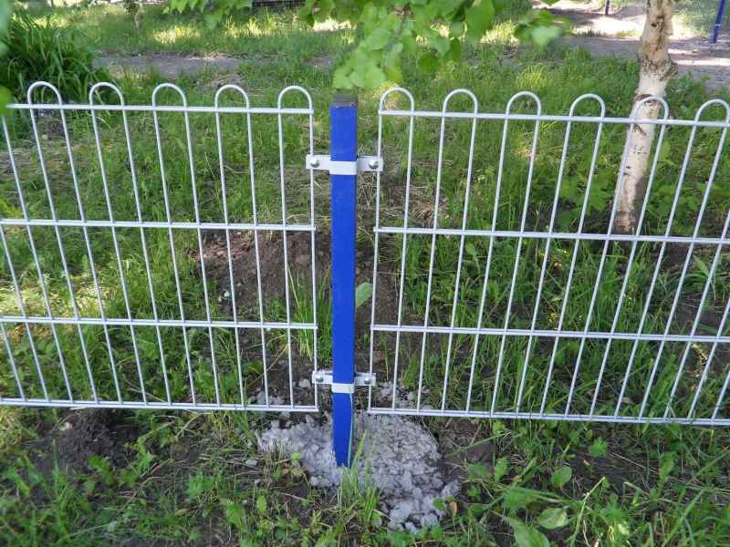 Ограждения 2d Estetic идеальный забор для газонов, клумб и детских площадок