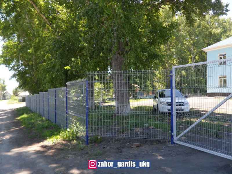 Ограждение предприятий 3д забором производство Gardis. Установка ворот и калиток