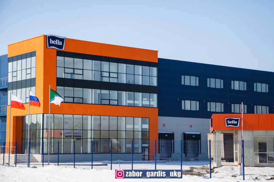 Недорогой 3д забор для ограждения предприятий, парковок, стоянок, магазинов и торговых центров