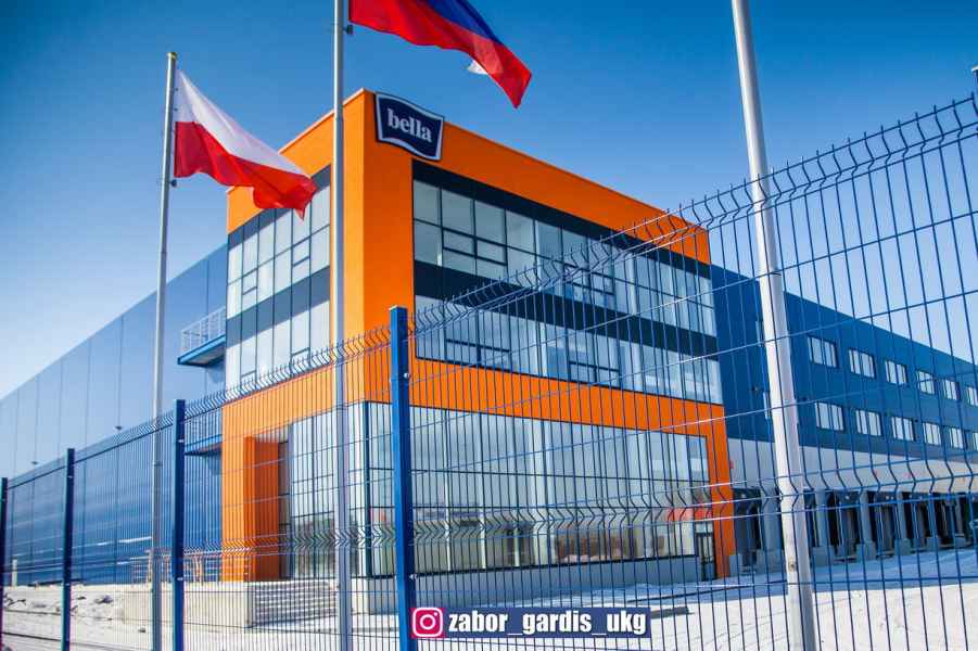 Ограждение предприятий 3д забором производство Gardis. Установка ворот и калиток