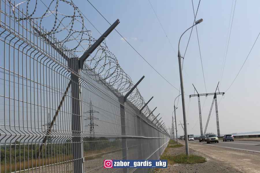 Ограждение предприятий 3д забором производство Gardis. Установка ворот и калиток