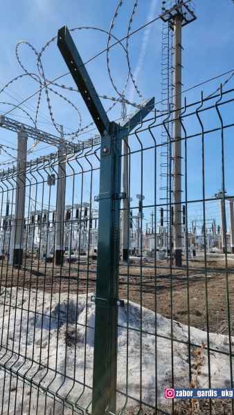 Готовый Забор на режимном объекте подстанция в Оскемене