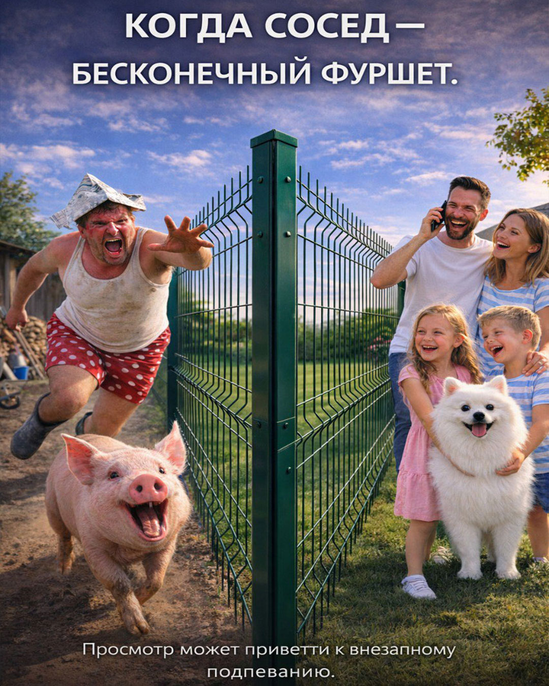Готовый Забор закончит ваш спор!